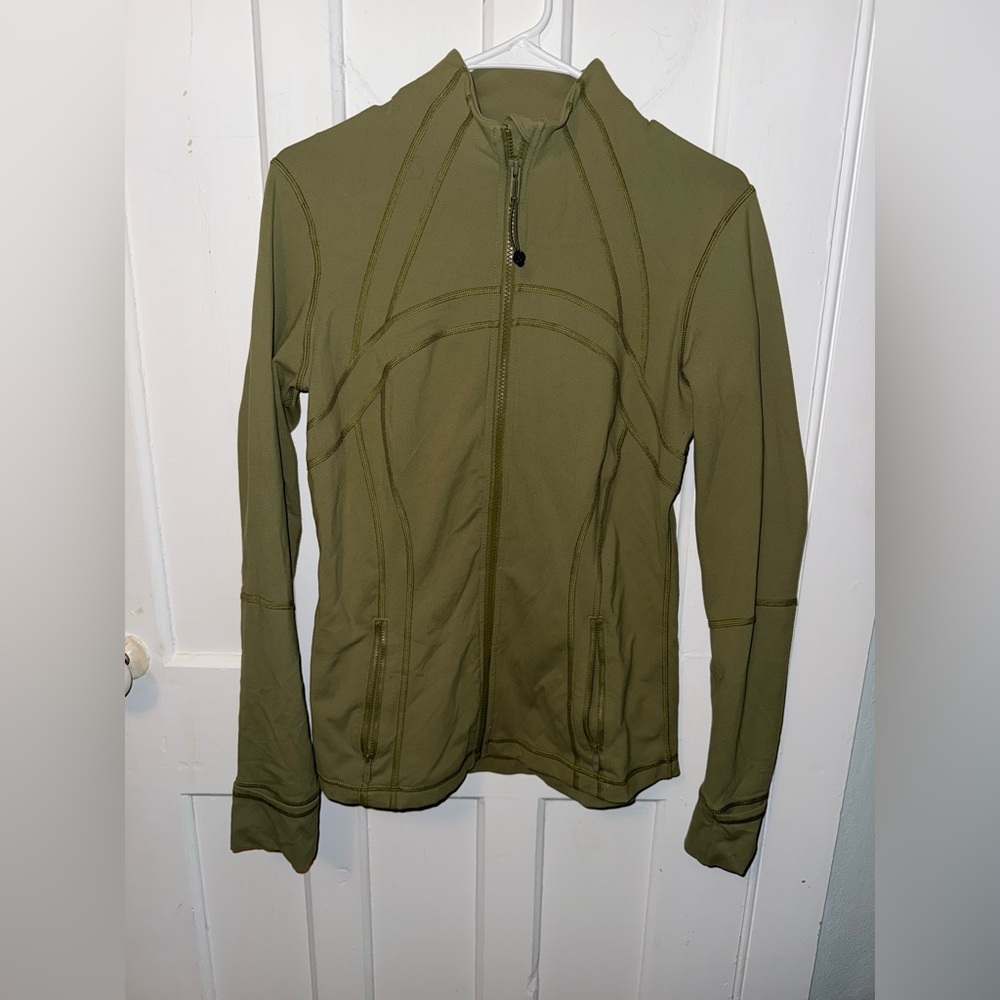 lululemon athletica Olive Green Full-Zip Utility Jacket
